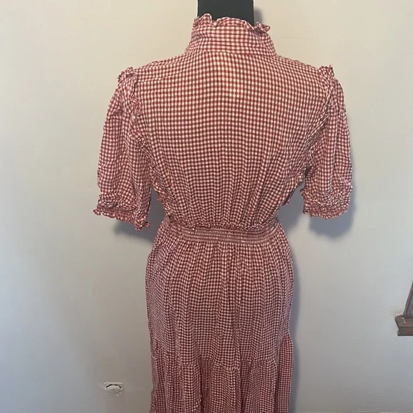 Max Studio Gingham Long Dress - Picture 4 of 6